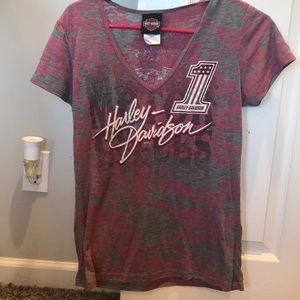 Harley Davidson burnout tee